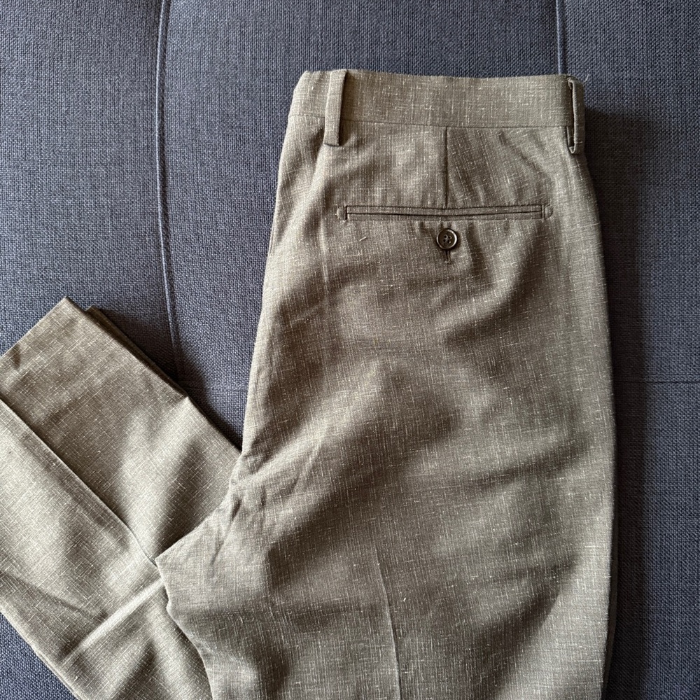 Banana Republic Slim Fit Italian Wool Suit Pants